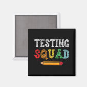 Squad Kostuum Test Dag Leraar Student Grappige Sch Magneet (Voorkant / Achterkant)