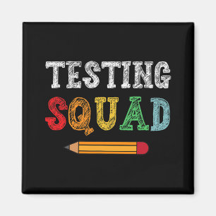 Squad Kostuum Test Dag Leraar Student Grappige Sch Magneet