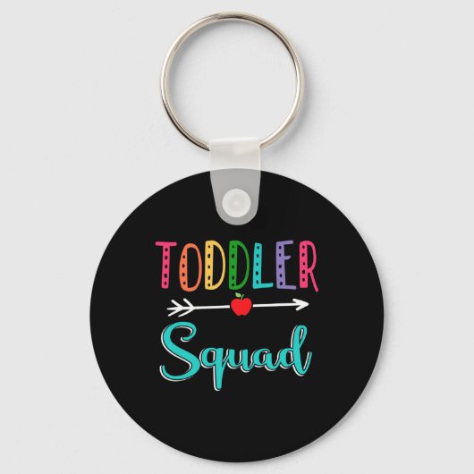 Squad leraar terug naar school sleutelhanger (Voorkant)