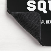 Squad Mental Health Awareness Fun Green Ribbon Muismat (Hoek)