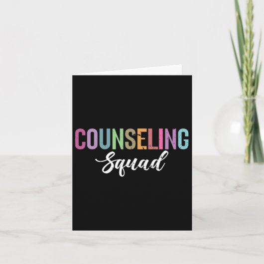 Squad Mental Health Awareness Kaart (Voorkant)