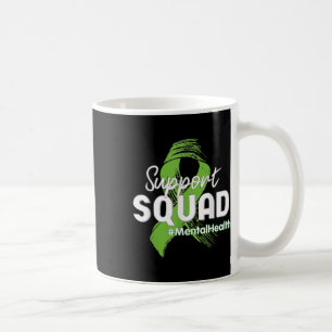 Squad Mental Health Awareness Lime Groen Lint 1 Koffiemok