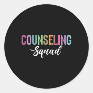 Squad Mental Health Awareness Ronde Sticker