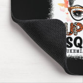 Squad Messy Bun Butterfly Oranje Lint Leukemie Muismat (Hoek)