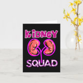 Squad Nefrologie Verpleegkundige Dialyse Technicus Kaart (Gele Bloem)