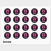 Squad Nefrologie Verpleegkundige Dialyse Technicus Ronde Sticker (Vel)