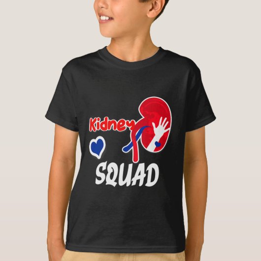 Squad Nefrologie Verpleegkundige Dialyse Technicus T-shirt (Voorkant)