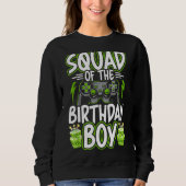 Squad of the Birthday Boy Video Gamer Trui (Voorkant)