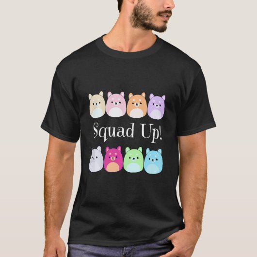 squad omhoog gevulde dier pluche mallow colecs t-shirt (Voorkant)