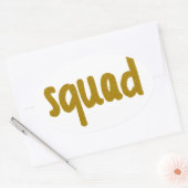 Squad Ovale Sticker (Envelop)
