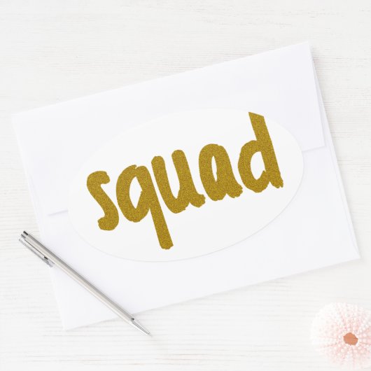 Squad Ovale Sticker (Envelop)