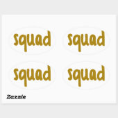 Squad Ovale Sticker (Vel)