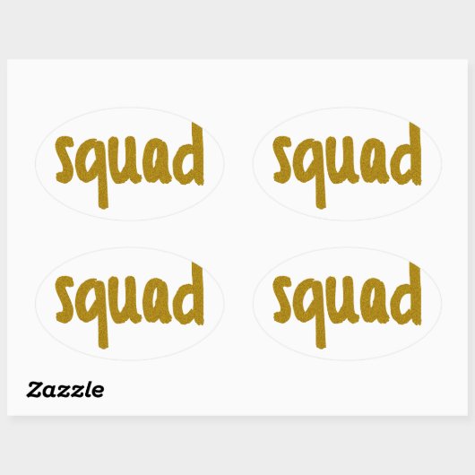 Squad Ovale Sticker (Vel)