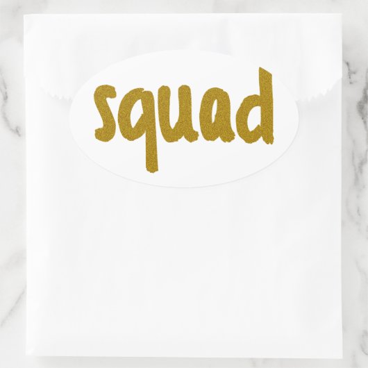 Squad Ovale Sticker (Tas)