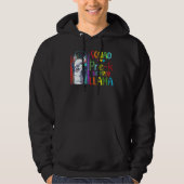Squad Pre K Teacher Back To School No Prob Llama G Hoodie (Voorkant)