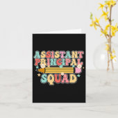 Squad Retro Directeur van de School Terug naar Sch Kaart (Gele Bloem)