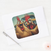 “Squad & Rod” Cheesy Chickens Sticker (Envelop)