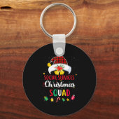 Squad Services Match Hat Santa Social Meme Sleutelhanger (Voorkant)