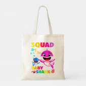 Squad Shark Squad Shark Family Moederdag Tote Bag (Achterkant)