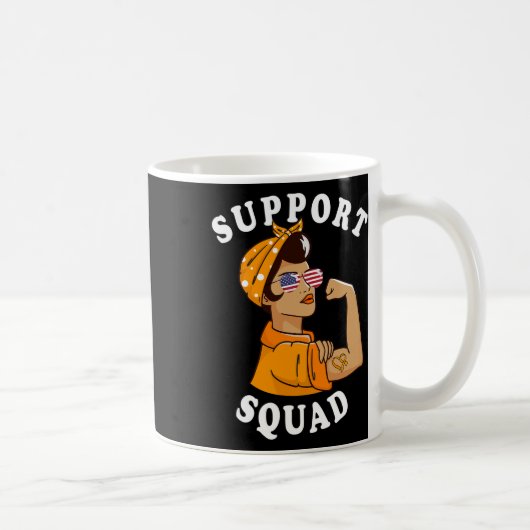 Squad-Sinaasappel Draag bewustzijn van multipele s Koffiemok (Rechts)