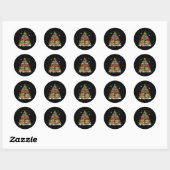 Squad Sinterklaas Zalm Byss Groeper Vissen Collect Ronde Sticker (Vel)