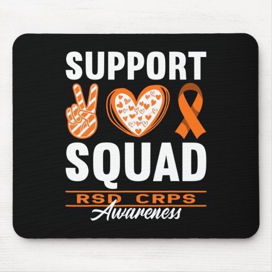 Squad Support I Reflex Dystrofie Pijn Syndroom RSD Muismat (Voorkant)