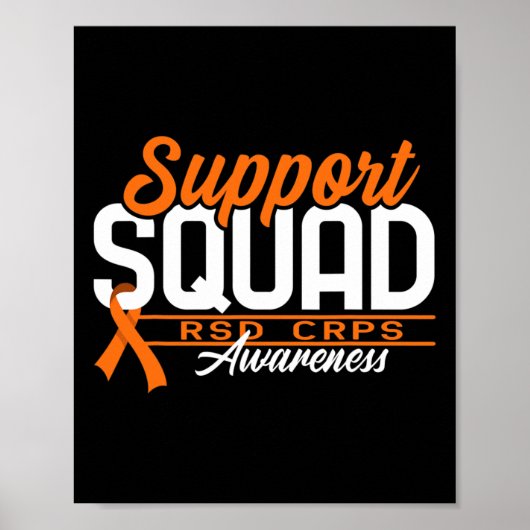 Squad Support I Reflex Dystrofie Pijn Syndroom RSD Poster (Voorkant)