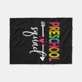 Squad Teacher Student Team Terug Naar School Fleece Deken (Voorkant (Horizontaal))