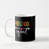 Squad Teacher Student Team Terug Naar School Koffiemok (Links)