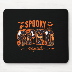 Squad Team Speciaal Onderwijs Leraar Halloween Muismat