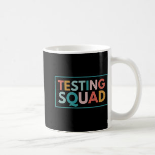 Squad Test Day Motivatie voor Teacher Student Ki Koffiemok