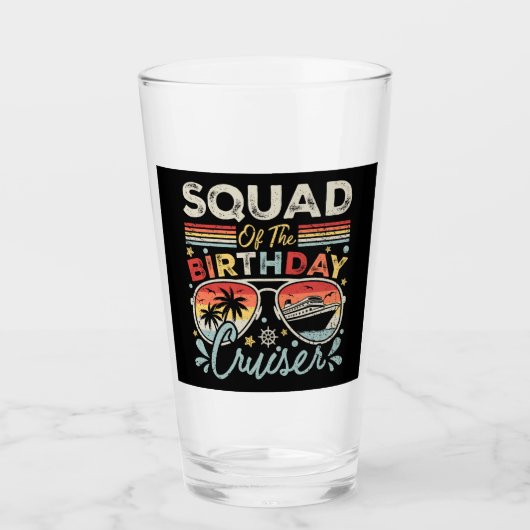 Squad van de verjaardag Cruiser Vakantie DK Glas (Voorkant)