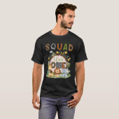 Squad van de Wild One 1st Birthday Boy Safari Jung T-shirt (Voorkant volledig)