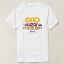 Squad van Thanksgiving-restjes