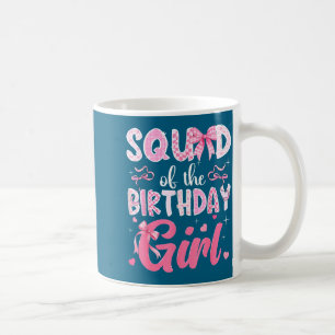 Squad Verjaardag Meisje Roze Coquette Grafische Ku Koffiemok