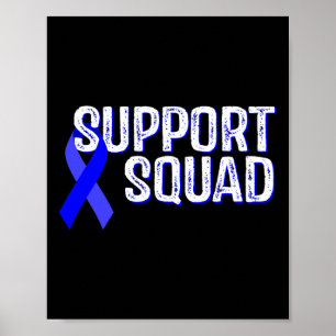 Squad Warrior Alopecia Areata Awareness Poster