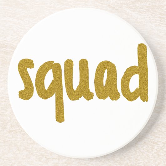 Squad Zandsteen Onderzetter (Voorkant)