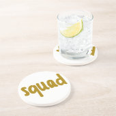 Squad Zandsteen Onderzetter (Zijkant)
