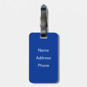 Squadron Insignia Bagagelabel (Achterkant verticaal)