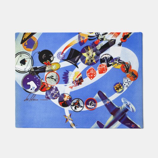 Squadron Insignia Deurmat (Voorkant)