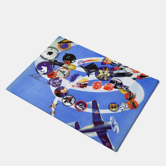 Squadron Insignia Deurmat (Schuin)