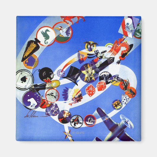 Squadron Insignia Magneet (Voorkant)