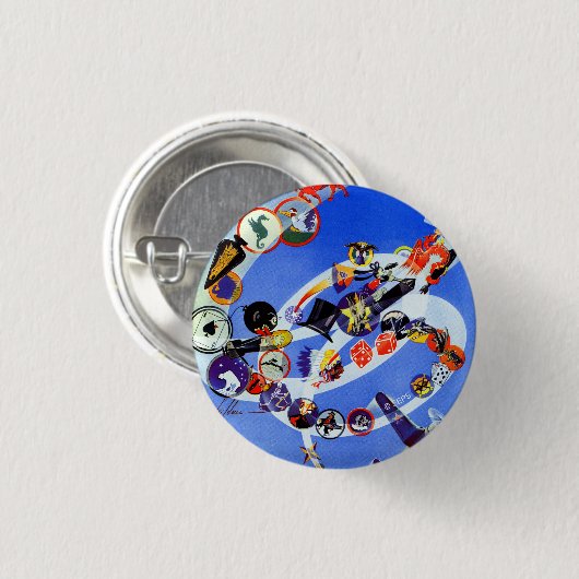 Squadron Insignia Ronde Button 3,2 Cm (Voorkant /achterkant)