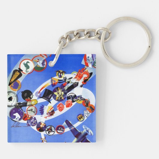 Squadron Insignia Sleutelhanger (Achterkant)