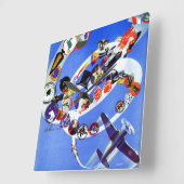 Squadron Insignia Vierkante Klok (Hoek)