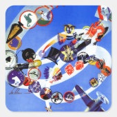 Squadron Insignia Vierkante Sticker (Voorkant)