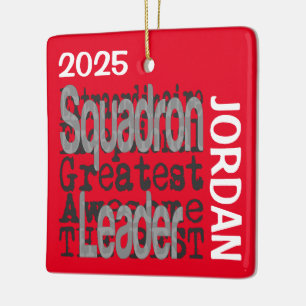 Squadron Leader Extraordinaire CUSTOM Keramisch Ornament