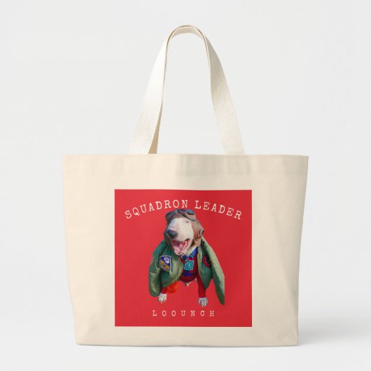 SQUADRON LEADER - Grote Canvas tas (Voorkant)