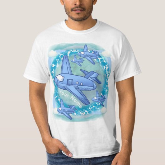 Squadron Vliegtuig T-shirt (Voorkant)