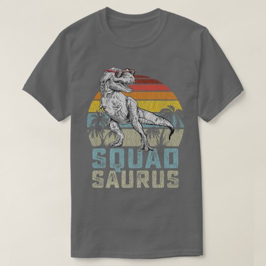 Squadsaurus t re dinosaur Squad Saurus Family Matc T-shirt (Design voorkant)